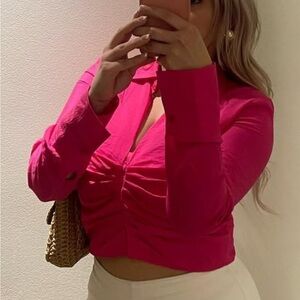 H&M Hot Pink Women's Shirt